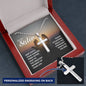 Faith - To My Sister - Keep Faith - Your Hardest Times Often Lead To The Greatest Moments - Personalized Cross Necklace - The Shoppers Outlet