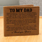 Graphic Leather Wallet - Dad - Thank You - The Shoppers Outlet