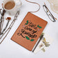 Graphic Leather Journal - Take Care Of Youeself - The Shoppers Outlet