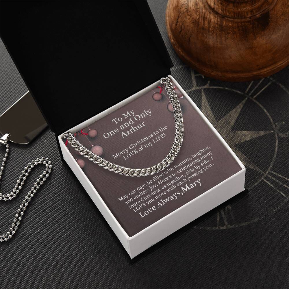 Gift For Soulmate - To My One And Only - Cuban Link Chain Necklaces - The Shoppers Outlet