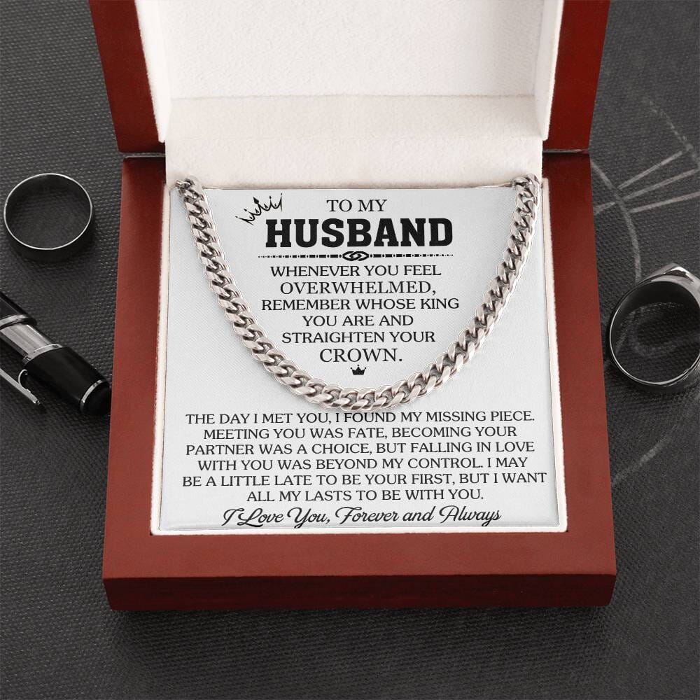 Gift For Husband - Whenever You Feel Overwhelmed - Cuban Link Chain Necklaces - The Shoppers Outlet