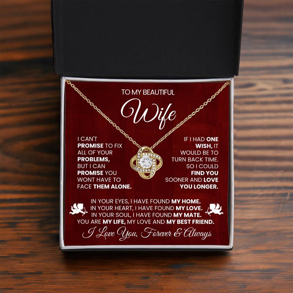Gift For Wife - You Are My Life - My Love And My Best Friend - Alluring Beauty Necklaces - The Shoppers Outlet