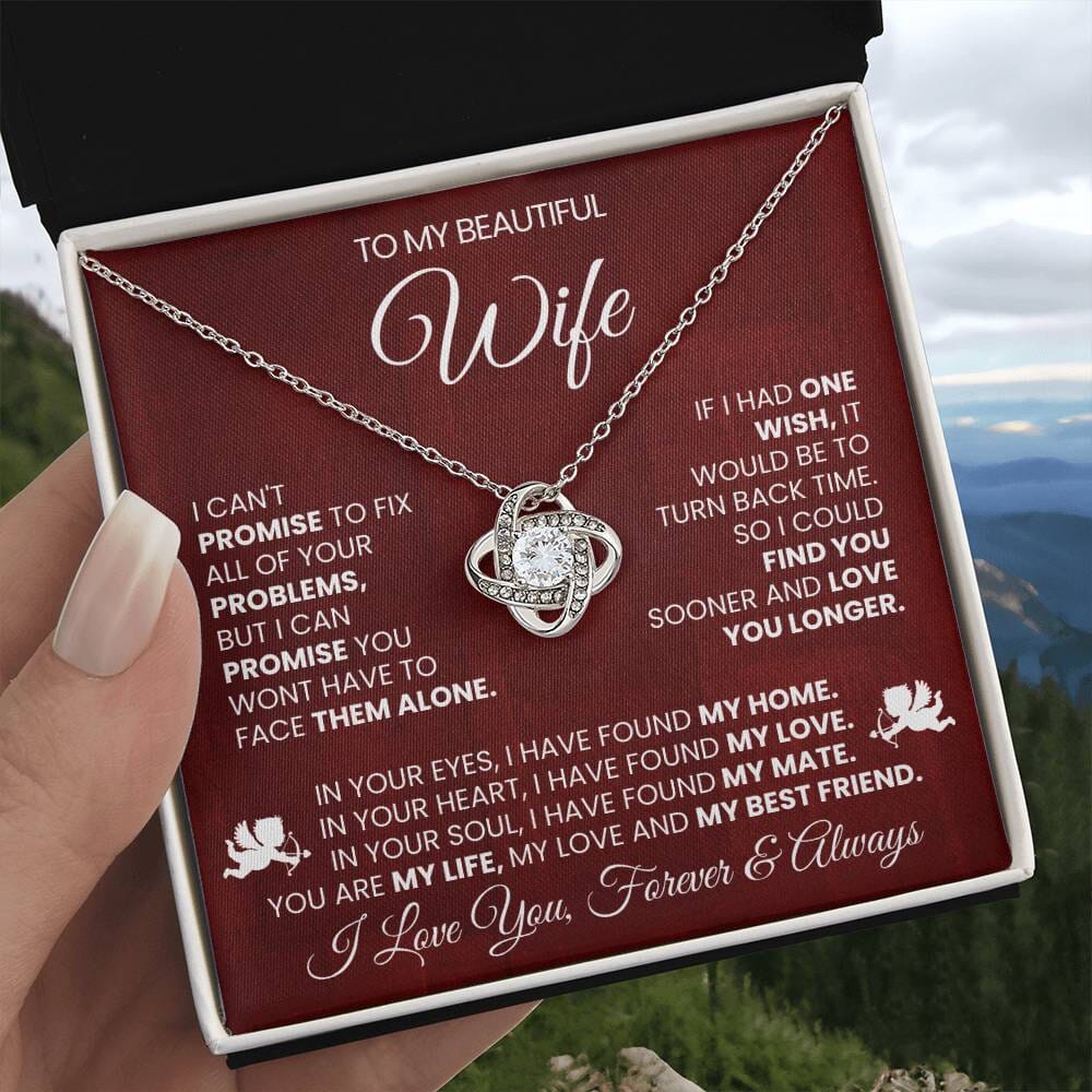 Gift For Wife - You Are My Life - My Love And My Best Friend - Alluring Beauty Necklaces - The Shoppers Outlet