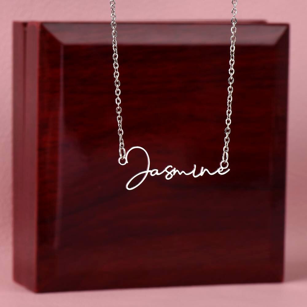 Personalized Signature Style Name Necklaces - The Shoppers Outlet