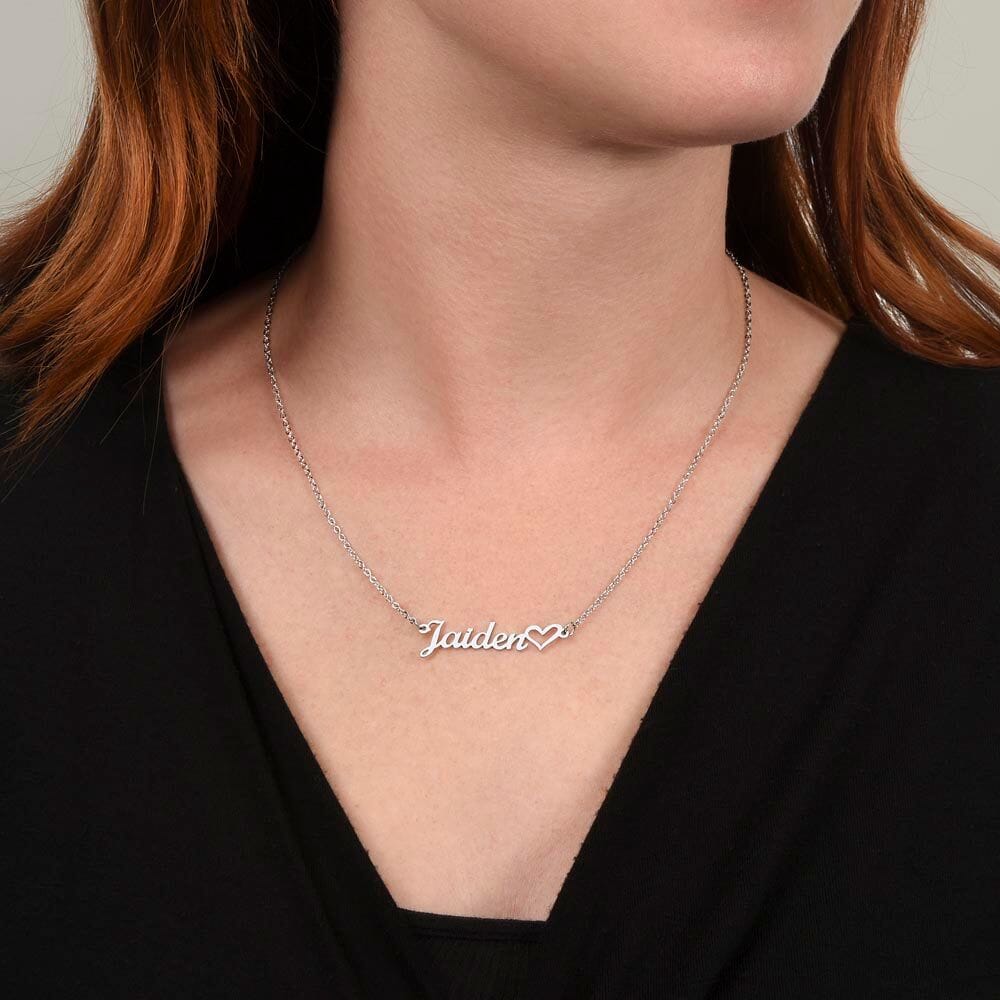 Personalized Heart Name Necklaces - The Shoppers Outlet