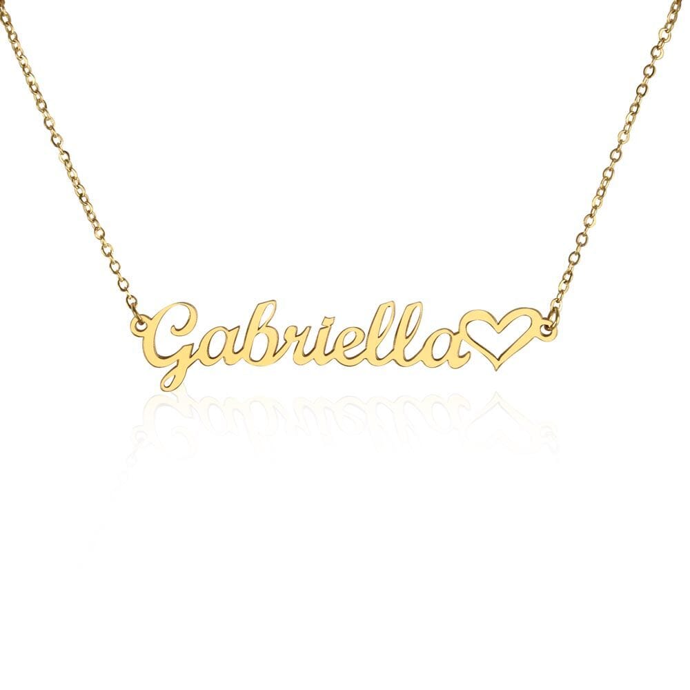 Personalized Heart Name Necklaces - The Shoppers Outlet