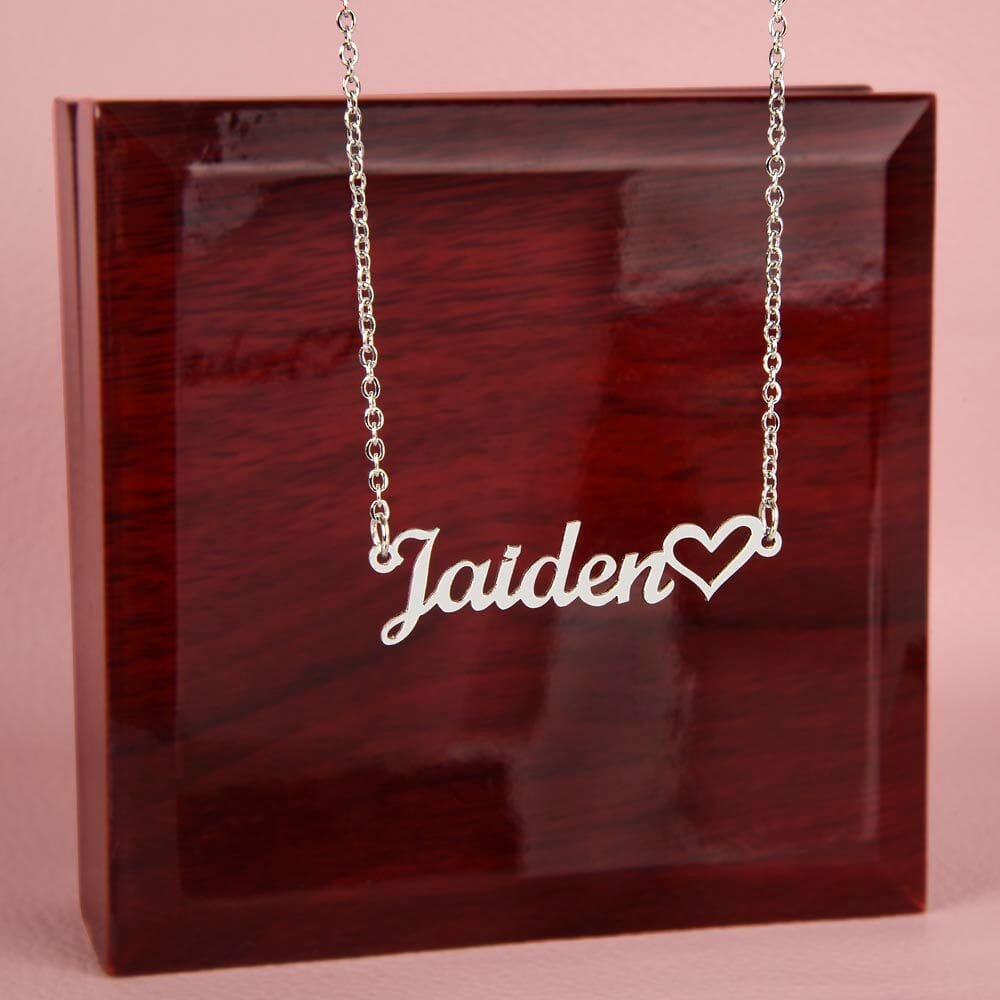 Personalized Heart Name Necklaces - The Shoppers Outlet