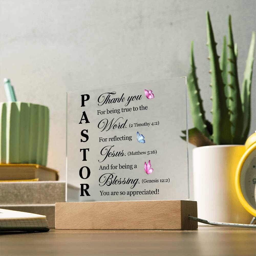 Daughter - Happy Birthday - Birthday Gift For Daughter - On Your Special Day - Square Night Light Acrylic Plaque - The Shoppers Outlet