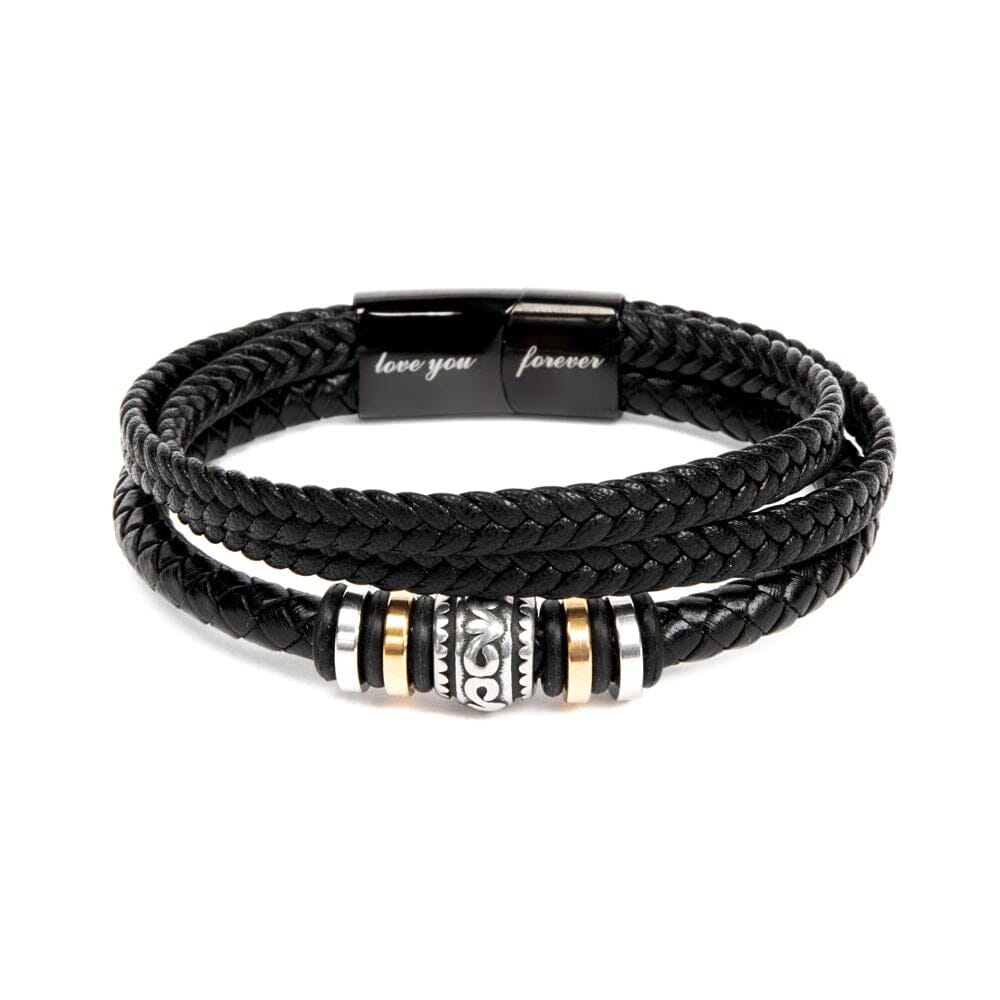 Gift For Boyfriend - The Day I Met You I Found My Missing Piece - Men's Love You Forever Bracelet - The Shoppers Outlet