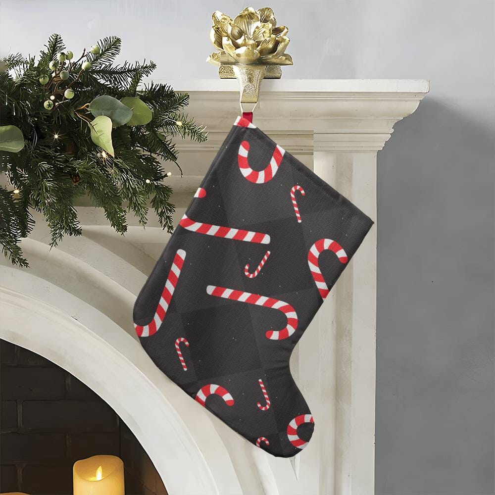 Holiday Stocking - Candy Canes - Giant Holiday Stocking - The Shoppers Outlet