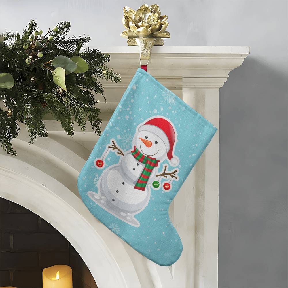 Holiday Stocking - Snowman - Giant Holiday Stocking - The Shoppers Outlet