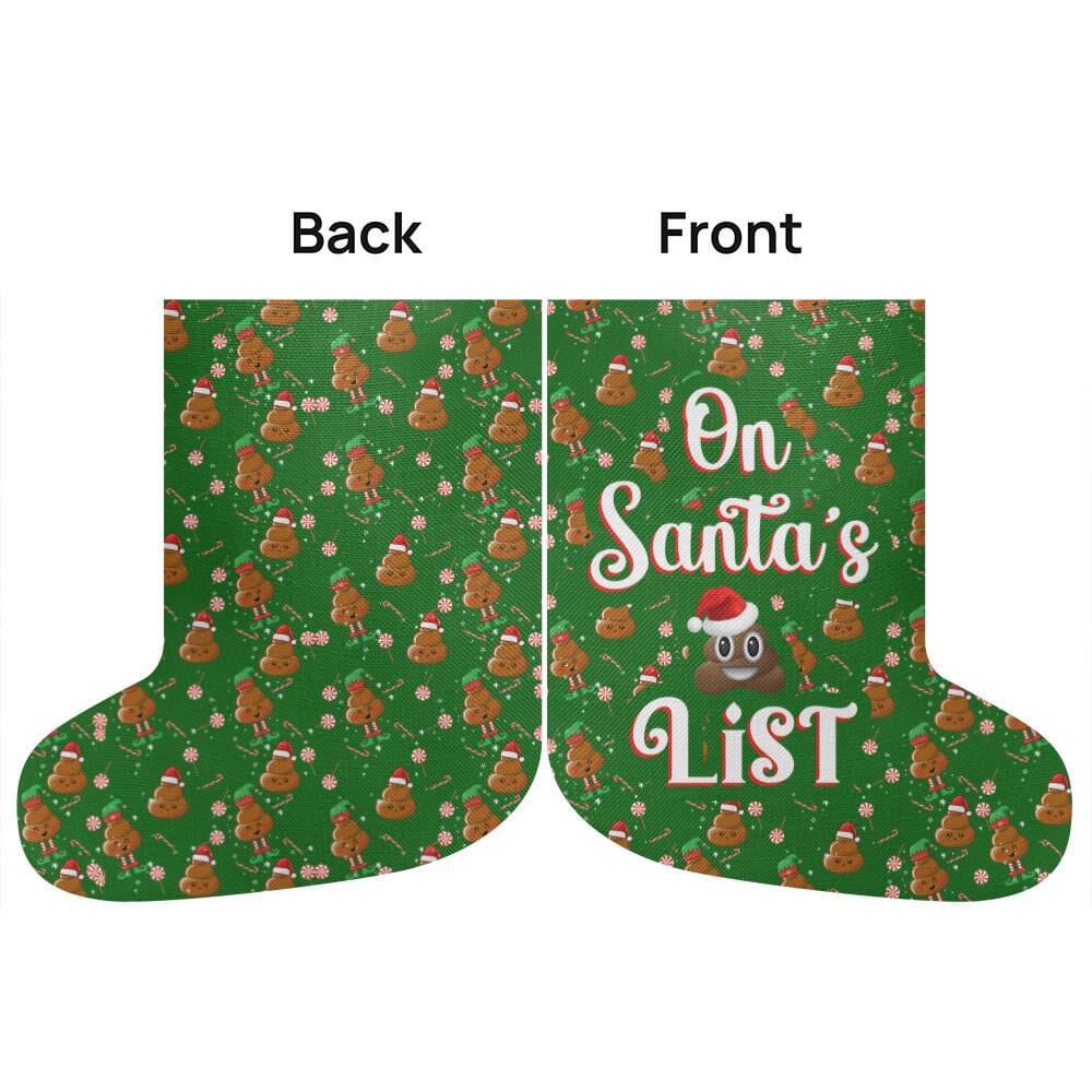 Holiday Stocking - On Santa's List - Giant Holiday Stocking - The Shoppers Outlet