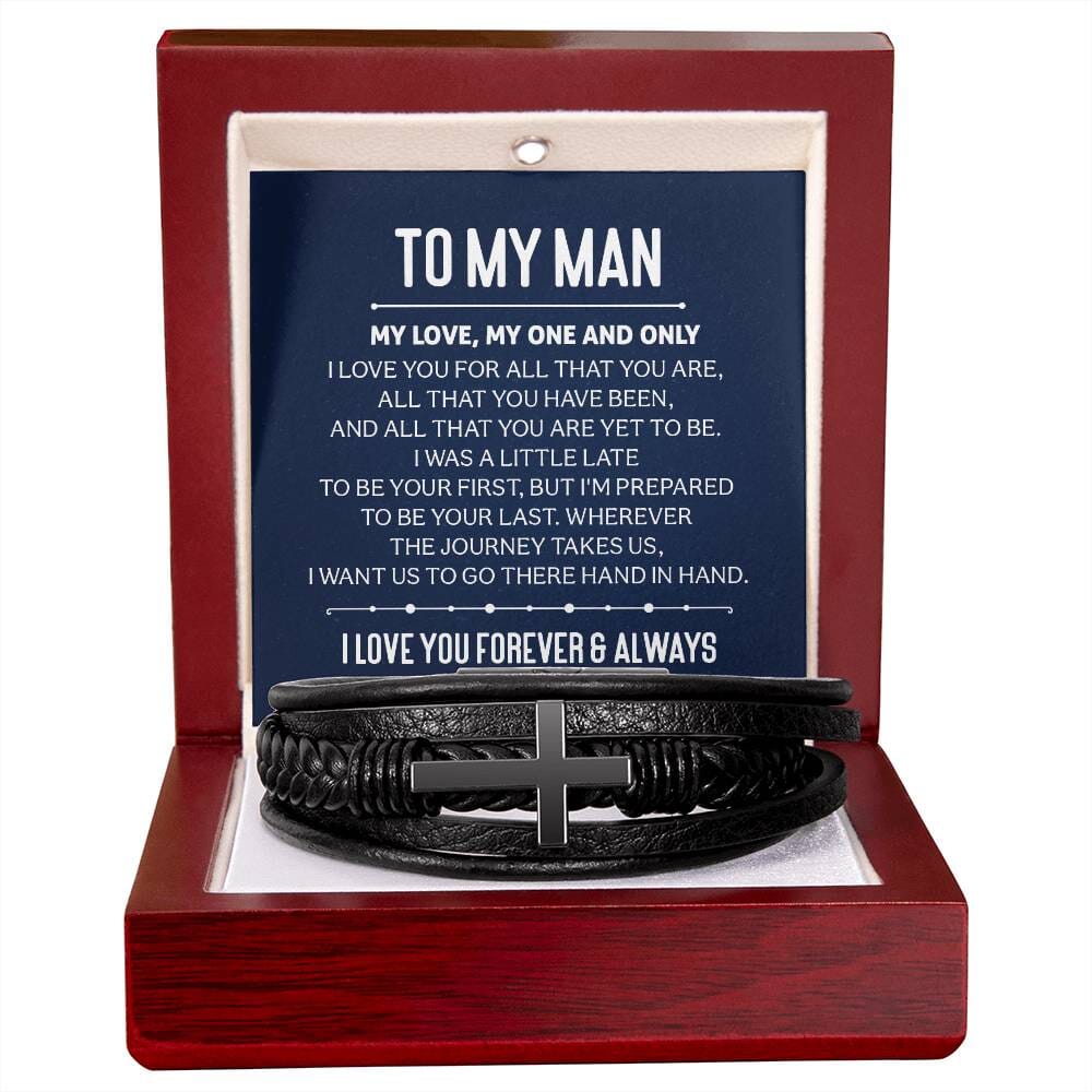 Gift For Soulmate - My Love, My One And Only. - Cross Bracelet - The Shoppers Outlet