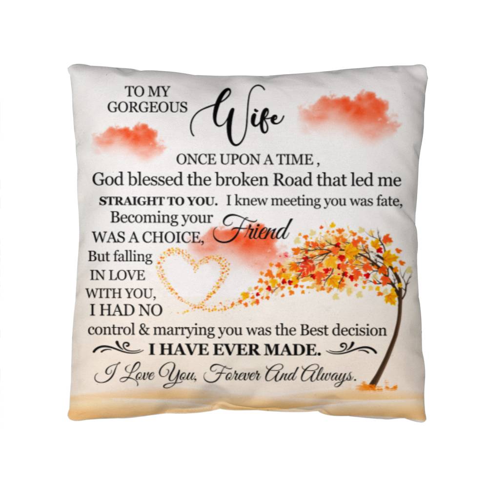 Wife - Once Upon A Time - Classic Throw Pillows - The Shoppers Outlet