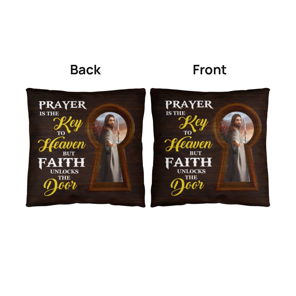 Faith - Prayer Is The Key To Heaven - Classic Pillow - The Shoppers Outlet