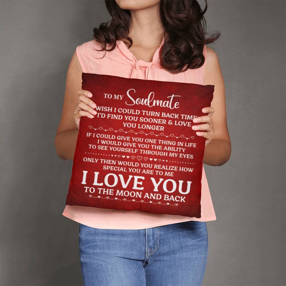 Gift For Soulmate - I Wish I Could Turn Back Time - Classic Throw Pillows - The Shoppers Outlet