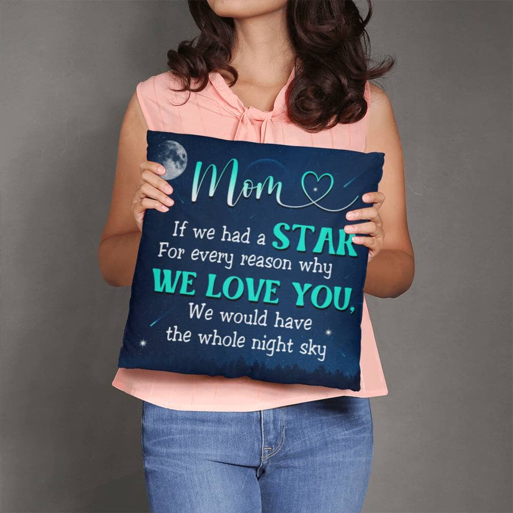 Gift For Mom - We Love You - Classic Throw Pillows - The Shoppers Outlet