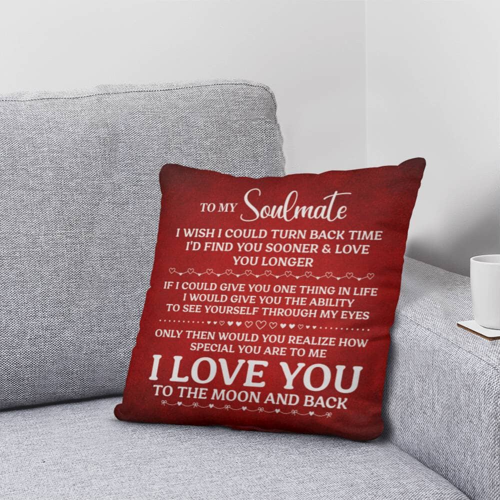 Gift For Soulmate - I Wish I Could Turn Back Time - Classic Throw Pillows - The Shoppers Outlet