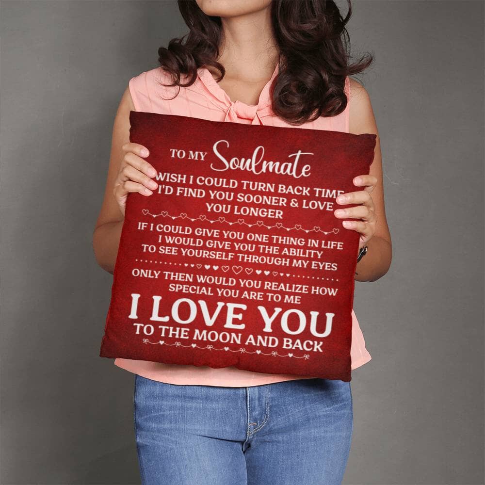 Gift For Soulmate - I Wish I Could Turn Back Time - Classic Throw Pillows - The Shoppers Outlet