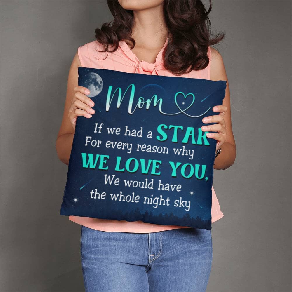 Gift For Mom - We Love You - Classic Throw Pillows - The Shoppers Outlet