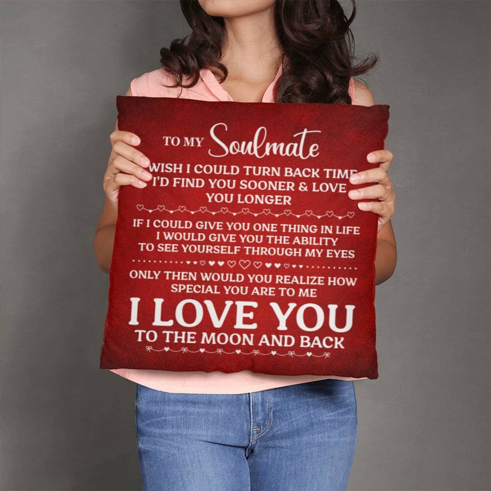 Gift For Soulmate - I Wish I Could Turn Back Time - Classic Throw Pillows - The Shoppers Outlet