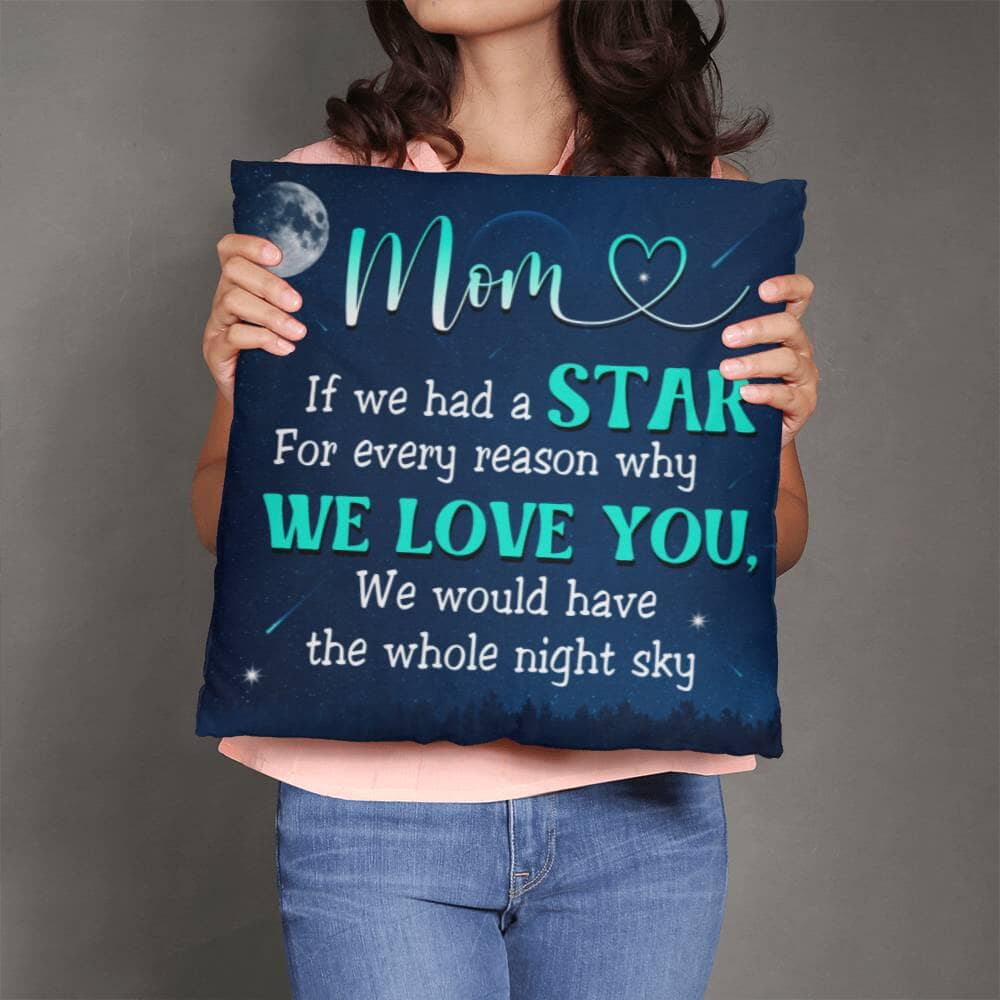 Gift For Mom - We Love You - Classic Throw Pillows - The Shoppers Outlet