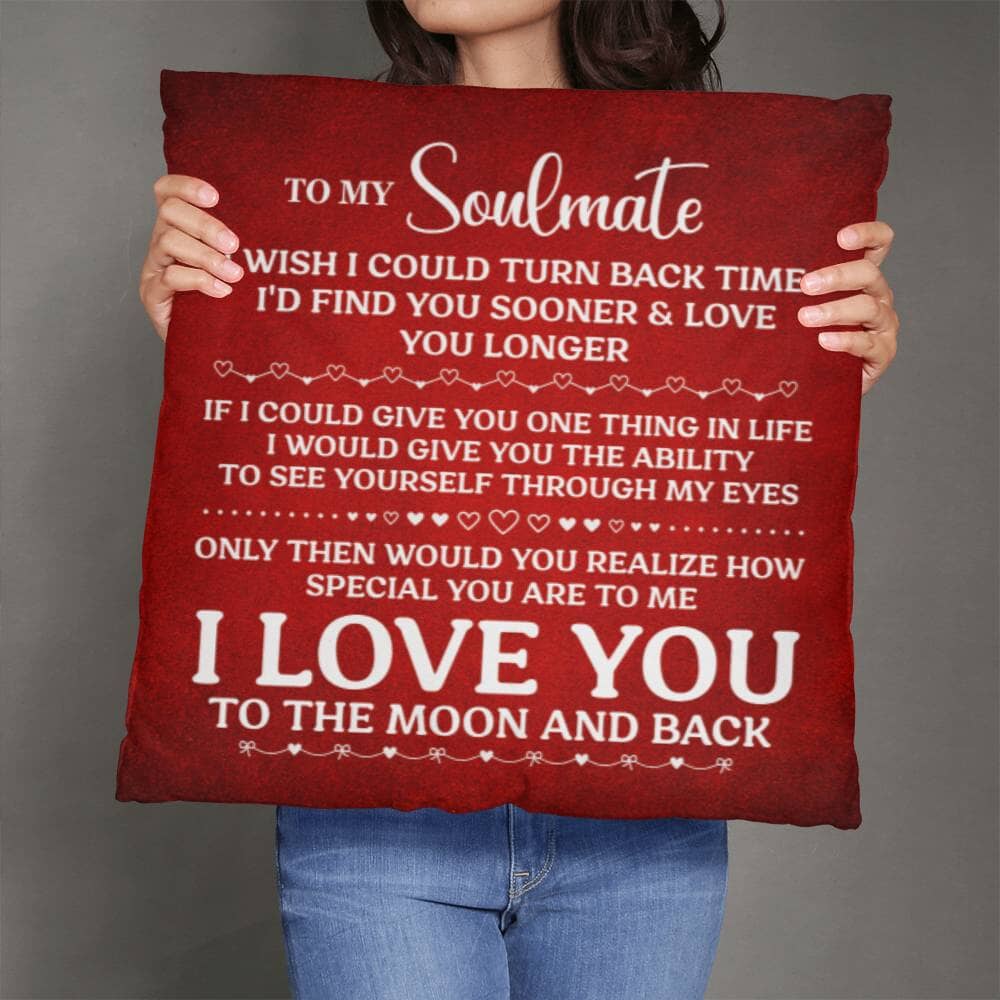 Gift For Soulmate - I Wish I Could Turn Back Time - Classic Throw Pillows - The Shoppers Outlet