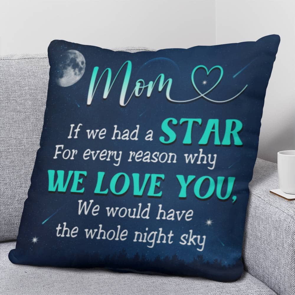 Gift For Mom - We Love You - Classic Throw Pillows - The Shoppers Outlet