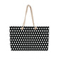 Polk A Dots Design - Weekender Tote Bag - The Shoppers Outlet