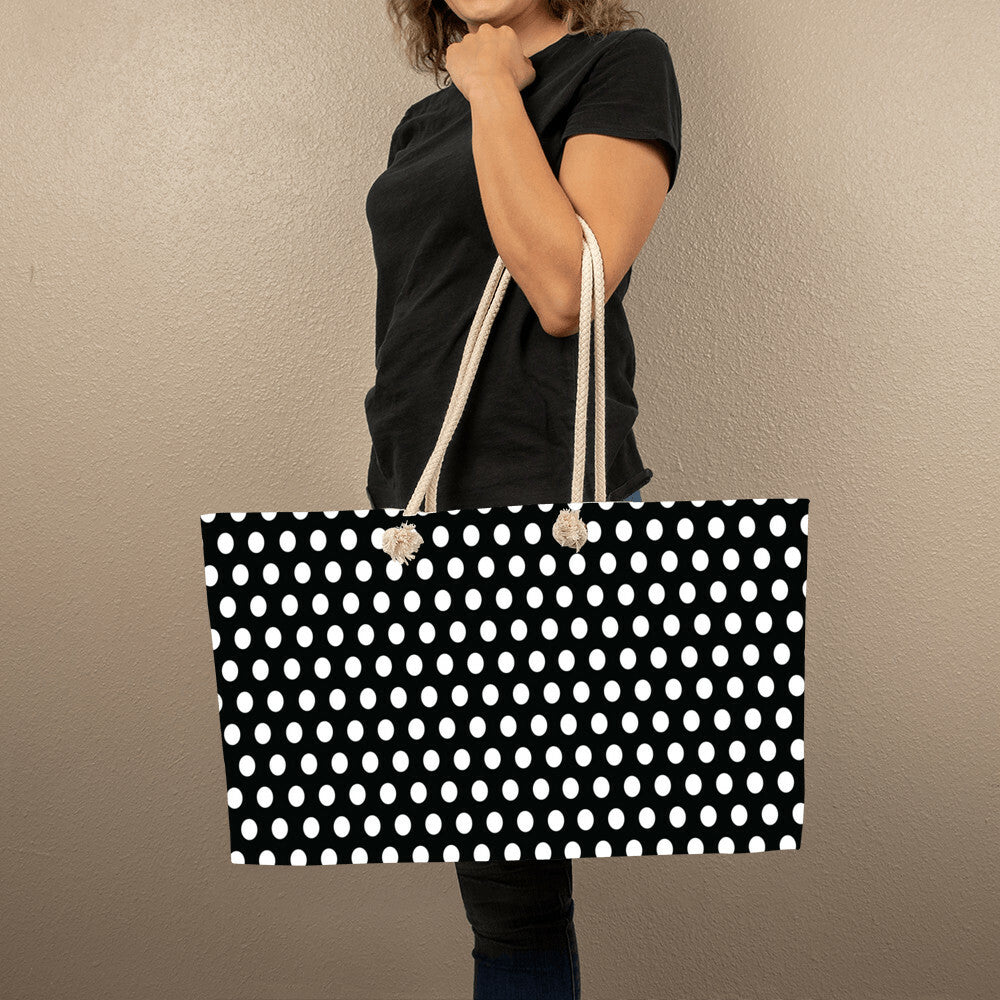 Polk A Dots Design - Weekender Tote Bag - The Shoppers Outlet