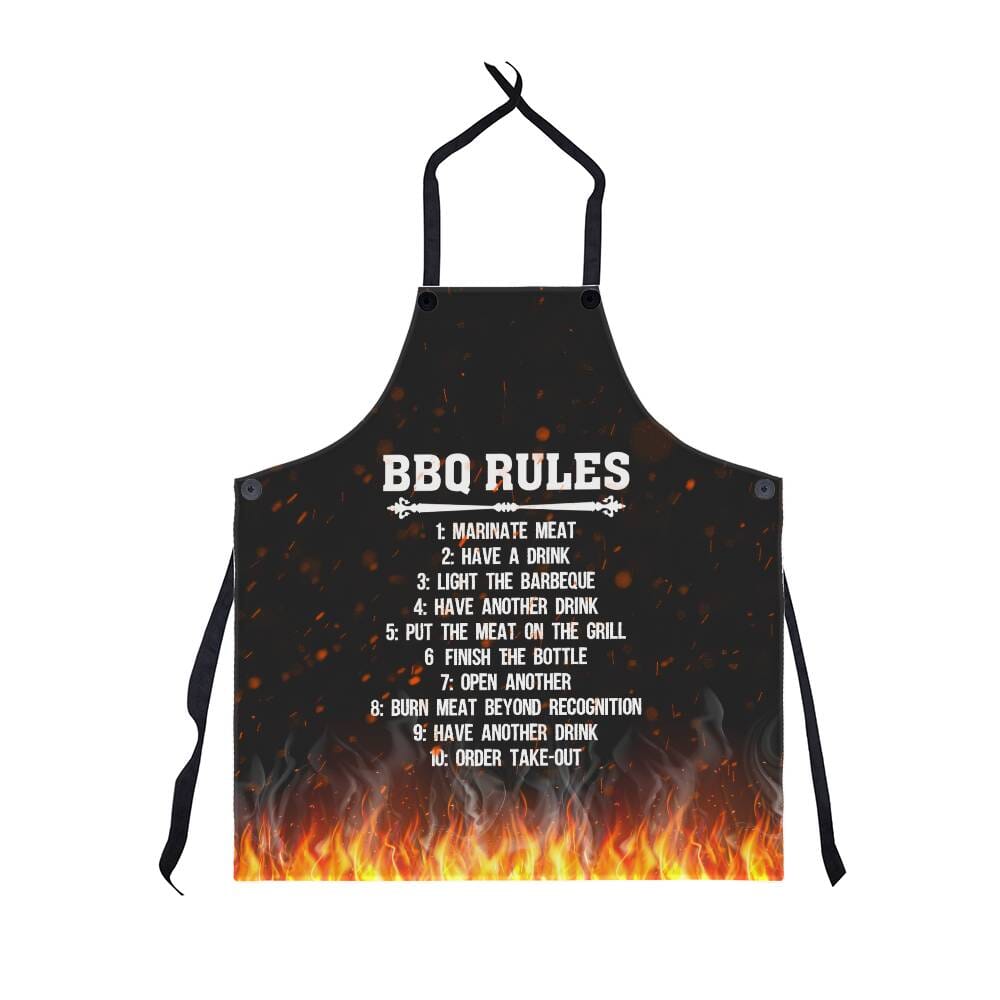 BBQ RULES - Premium Apron - The Shoppers Outlet