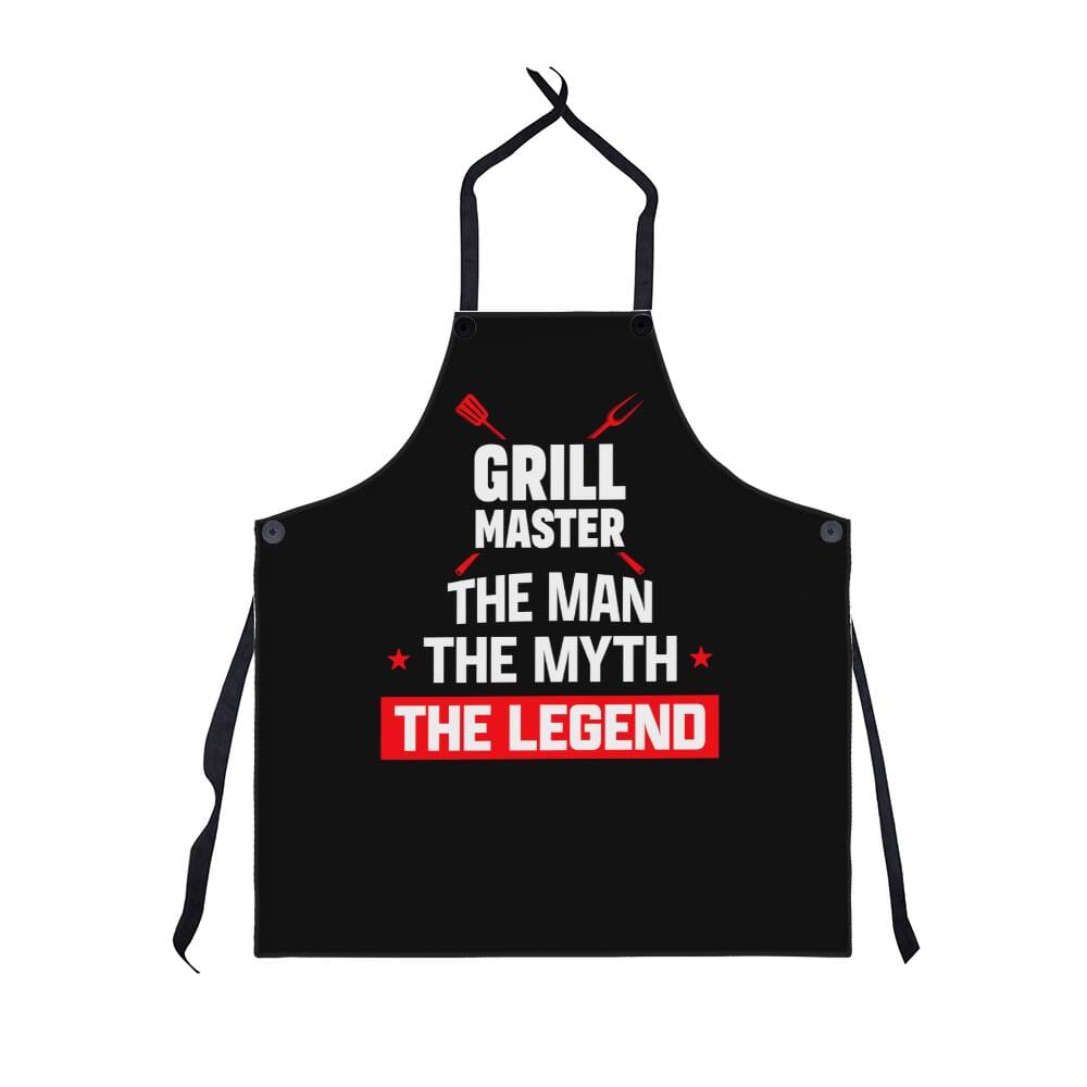 Grill Master - The Man - The Myth - The Legend - Premium Apron - The Shoppers Outlet