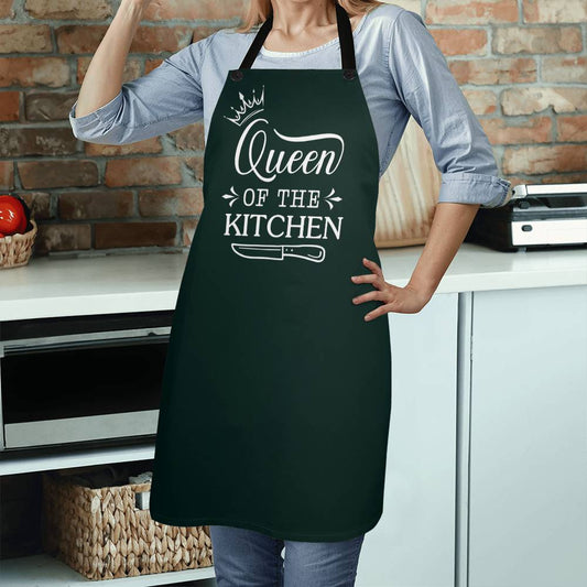 Queen Of The Kitchen - Gift For Her - Premium Apron - The Shoppers Outlet
