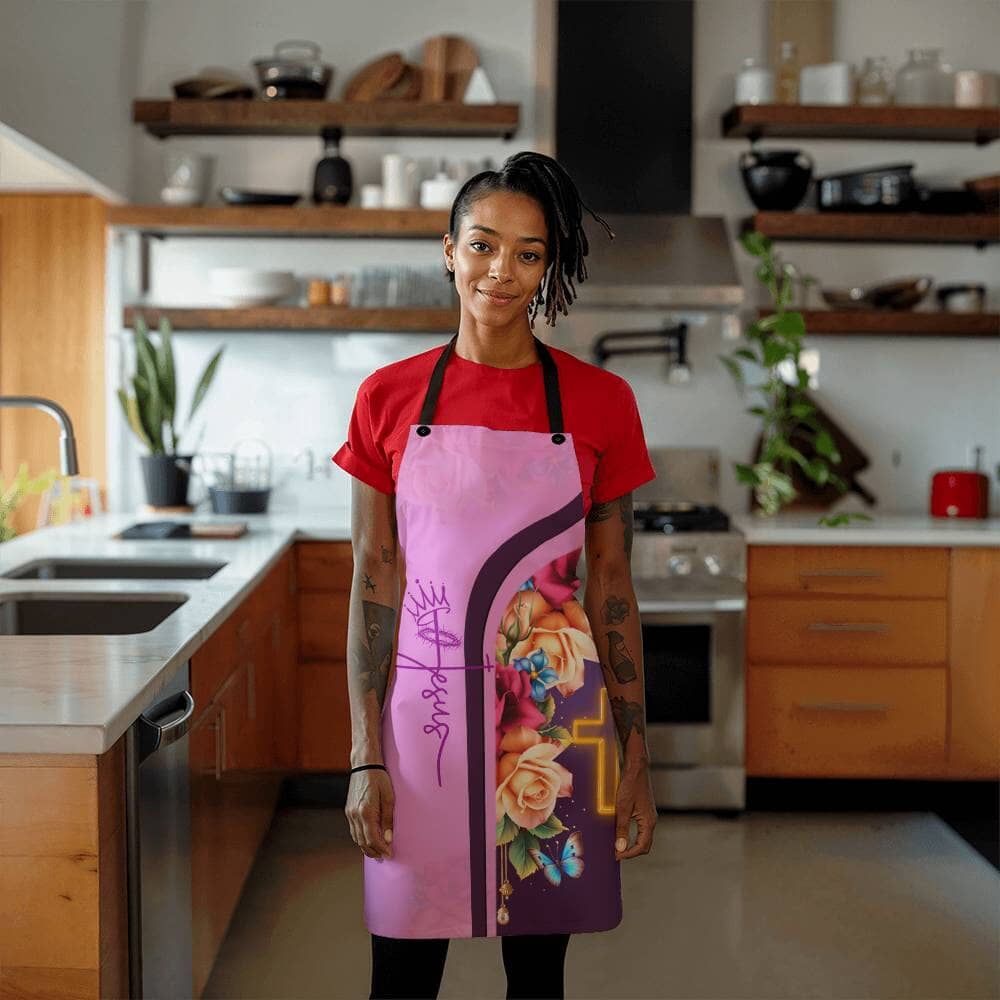 Jesus - Christian Faith - Premium Apron - The Shoppers Outlet