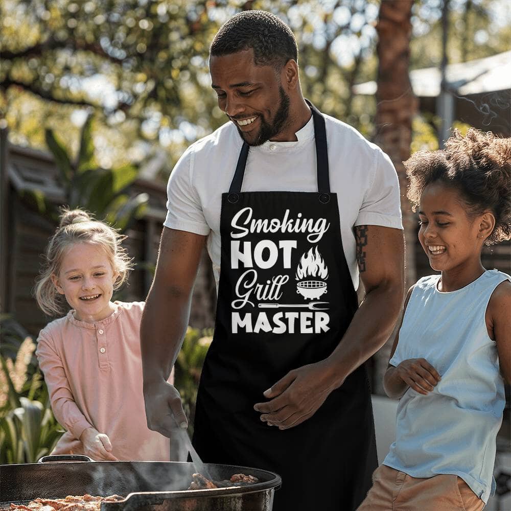 Smoking Hot Grill Master - Premium Apron - The Shoppers Outlet