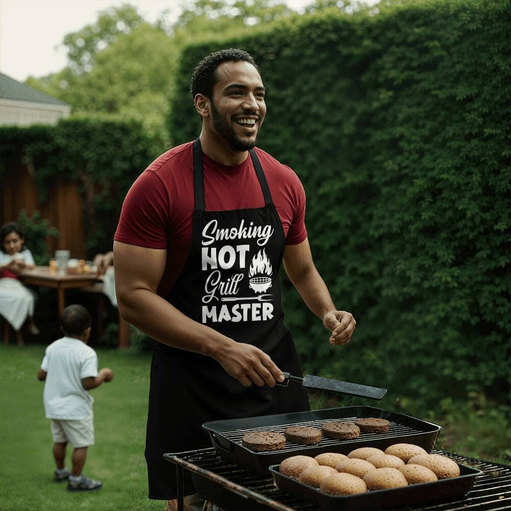 Smoking Hot Grill Master - Premium Apron - The Shoppers Outlet