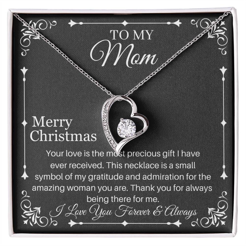 Gift For Mom - Your Love Is The Most Precious Gift - Merry Christmas - Forever Love Necklaces - The Shoppers Outlet