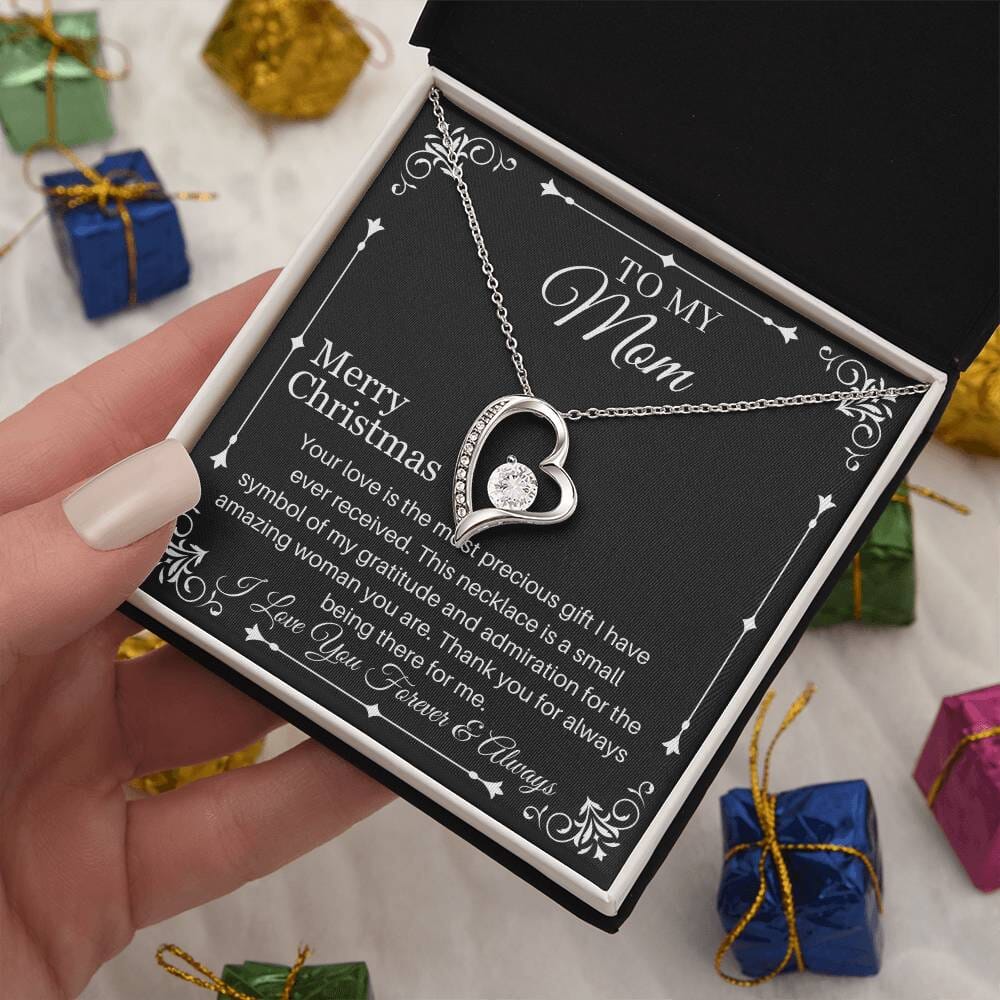 Gift For Mom - Your Love Is The Most Precious Gift - Merry Christmas - Forever Love Necklaces - The Shoppers Outlet