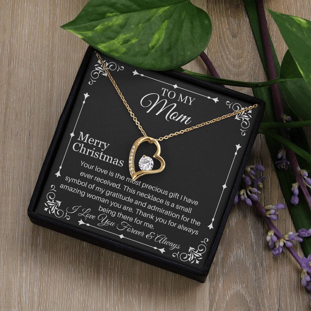 Gift For Mom - Your Love Is The Most Precious Gift - Merry Christmas - Forever Love Necklaces - The Shoppers Outlet