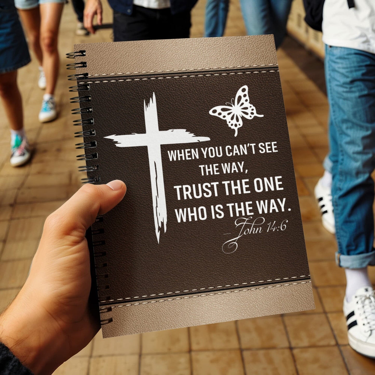 Faith - John 14:6 - Bible Verse - Spiral Notebook - The Shoppers Outlet