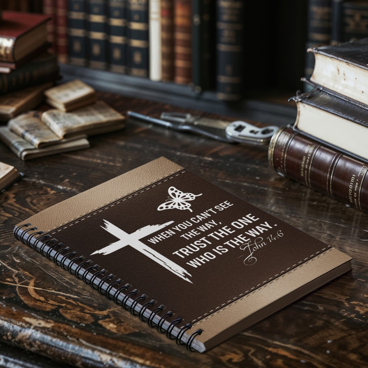 Faith - John 14:6 - Bible Verse - Spiral Notebook - The Shoppers Outlet