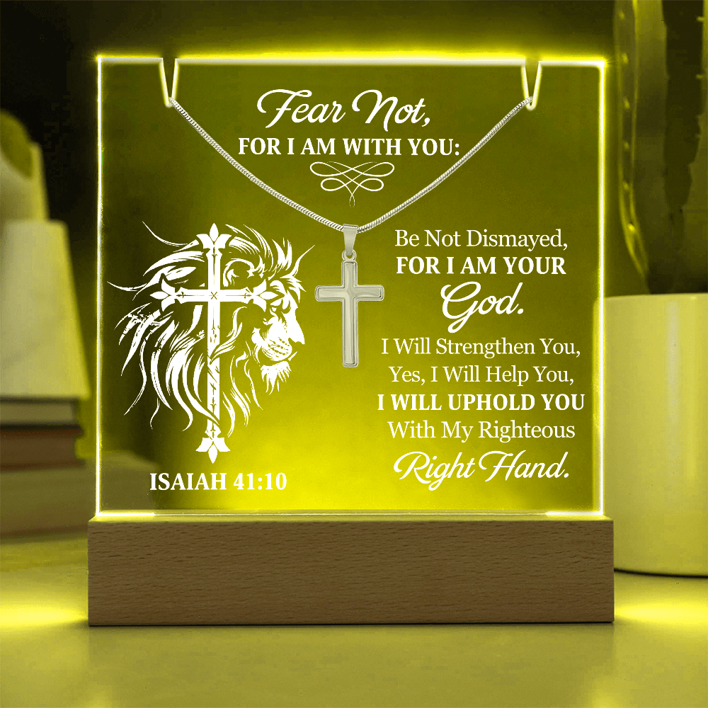 Faith - Fear Not For I Am With You - Isaiah 41:10 - Keepsake Acrylic Bundle - The Shoppers Outlet