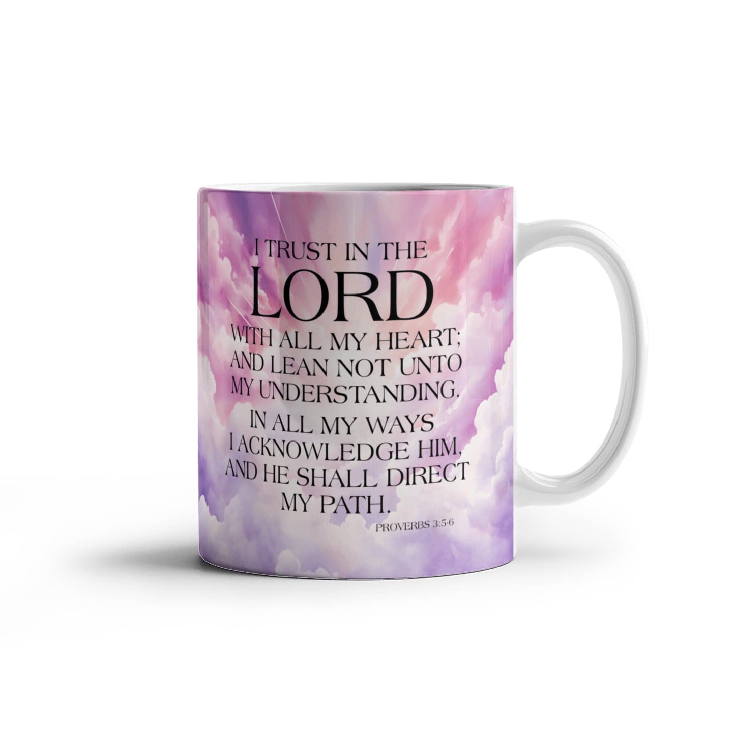 Faith - I Trust In The Lord - Proverbs 3:5-6 - Ceramic Mug - The Shoppers Outlet