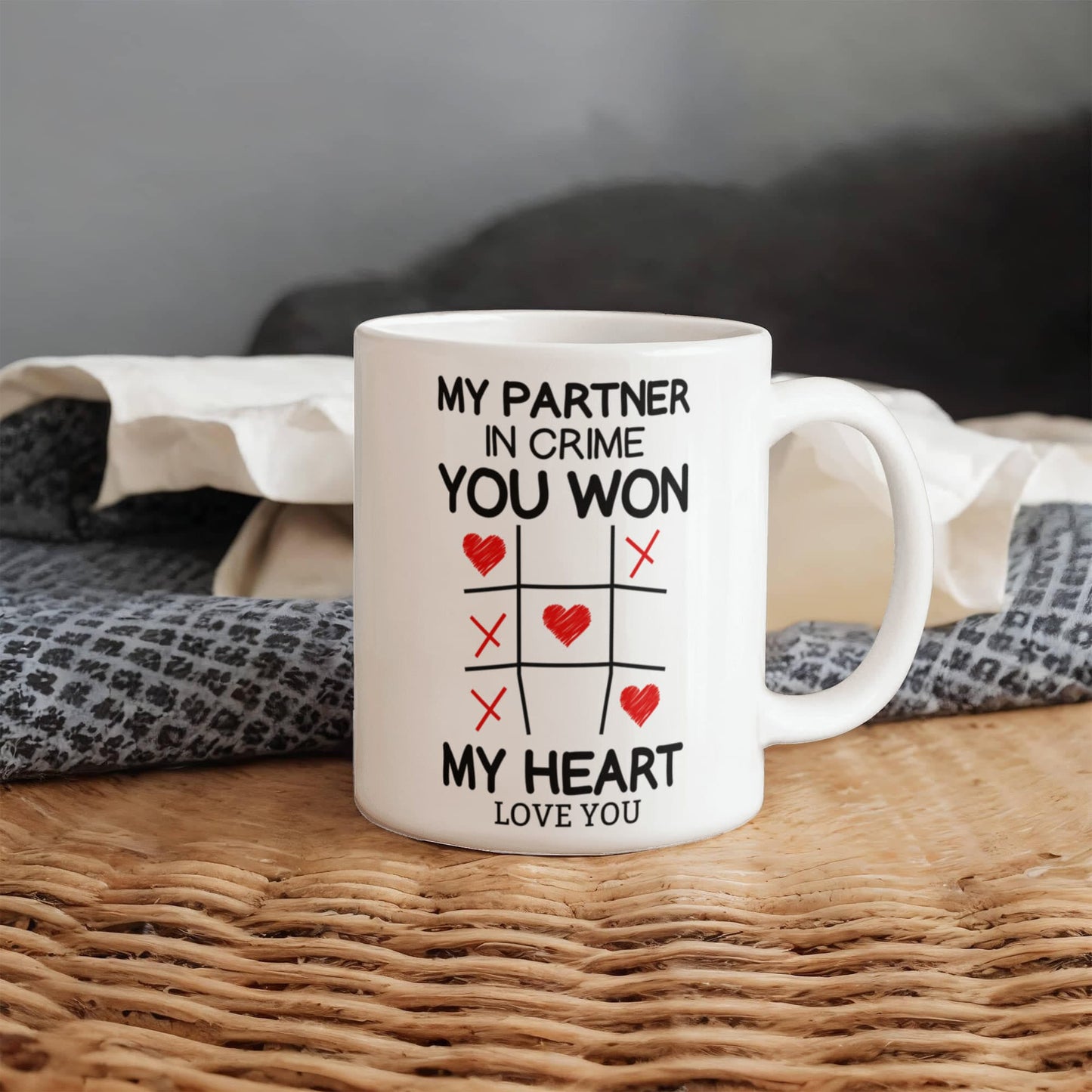 Emotional - My Partner In Crime - Ceramic Mug - The Shoppers Outlet