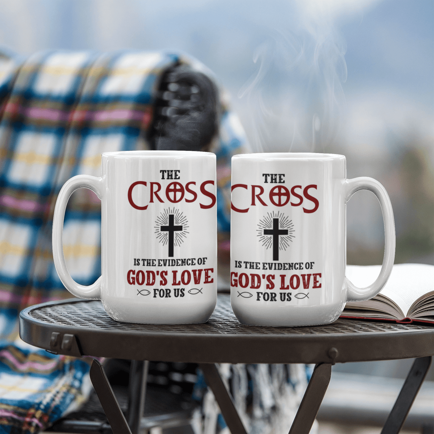 Inspirational - The Cross Is The Evidence Of God's Love For Us - Ceramic Mug - The Shoppers Outlet