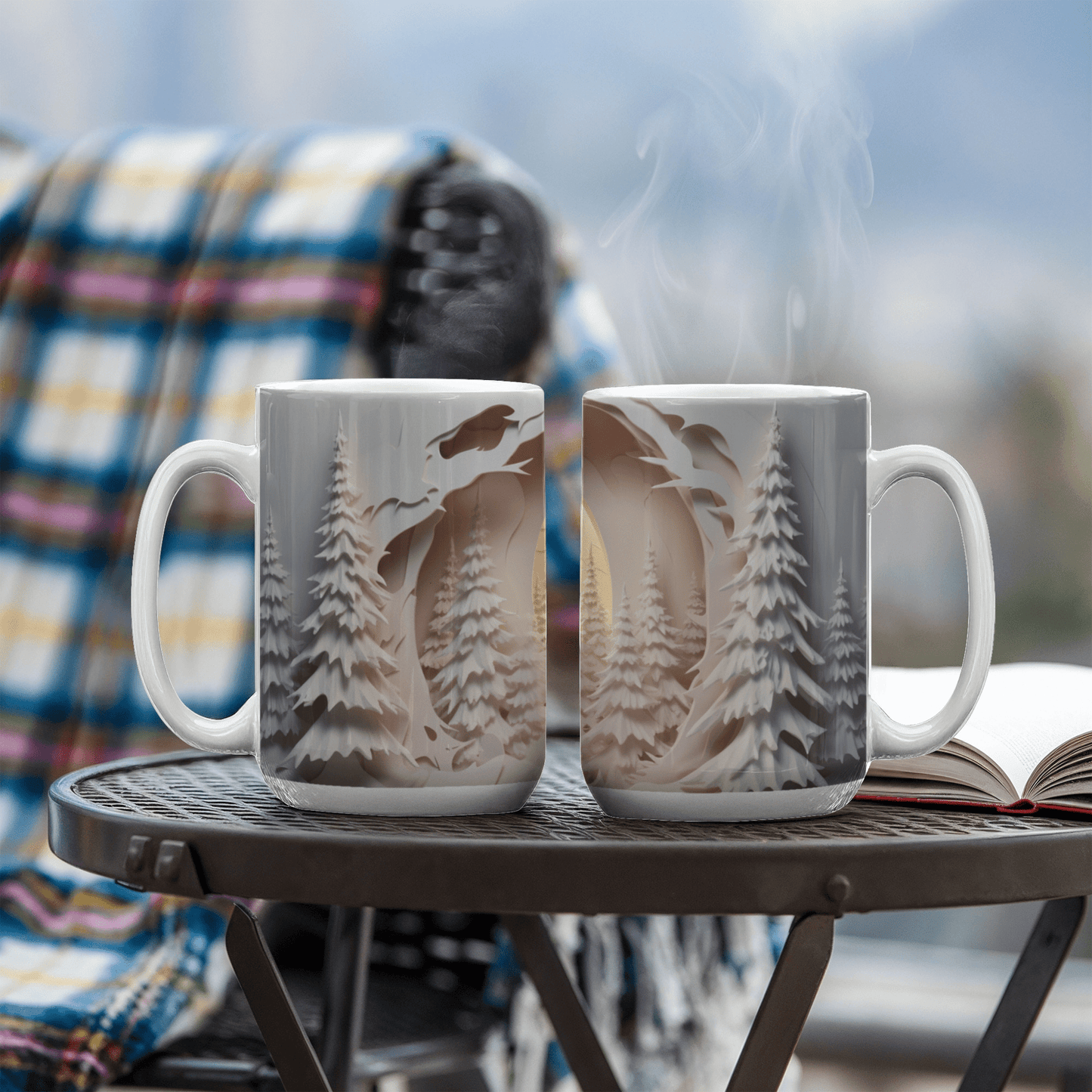 White Snow Winter Mug - Ceramic Mug - The Shoppers Outlet