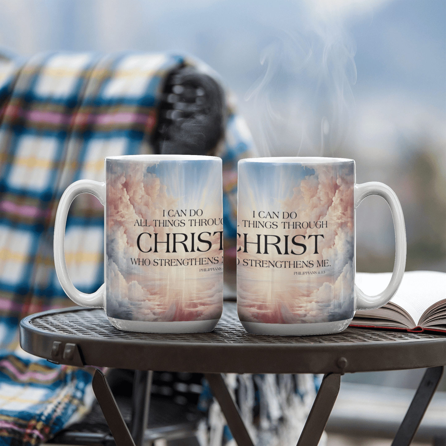 "Faith - I Can Do All Things Through Christ - Ceramic Mug - The Shoppers Outlet