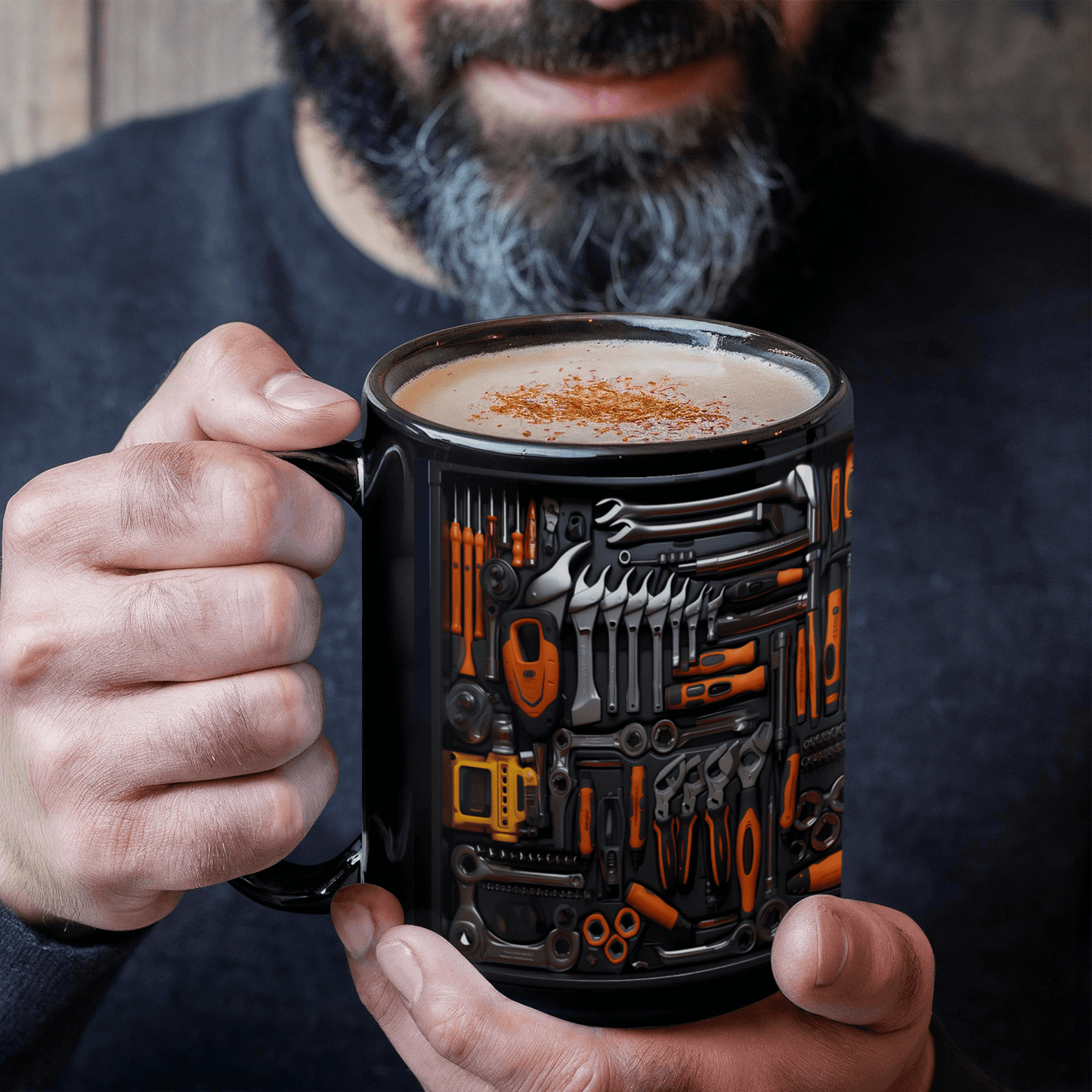 Mechanic Tools - Black Tool Box - Ceramic Mug - The Shoppers Outlet