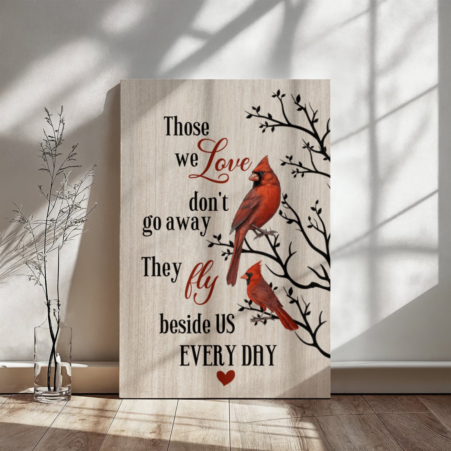 Those We Love Don't Go Away - Gallery Wrapped Canvas Prints - The Shoppers Outlet