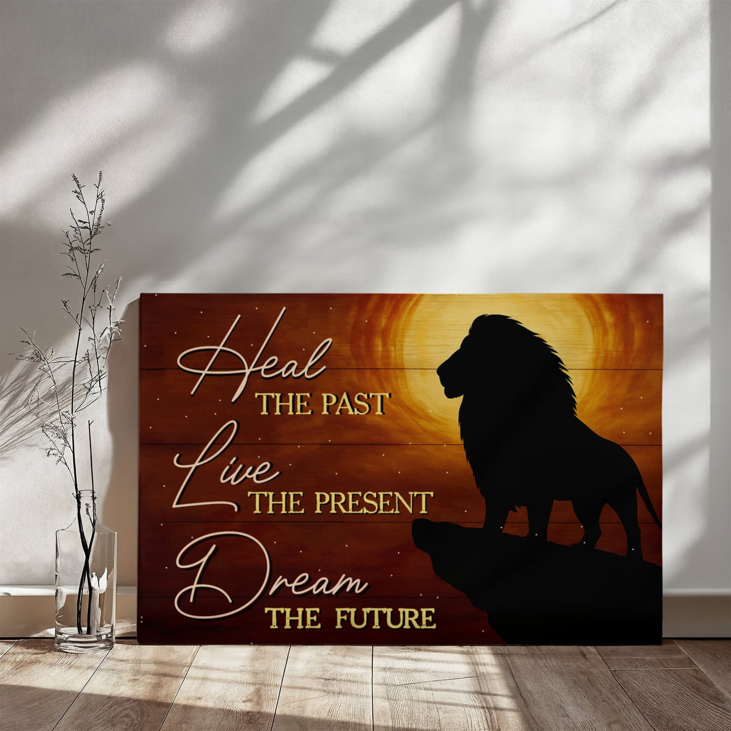 Faith- Heal - Live - Dream - Gallery Wrapped Canvas Prints - The Shoppers Outlet